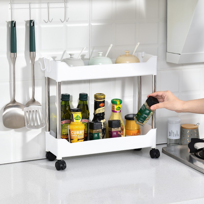 带轮子的厨房架子